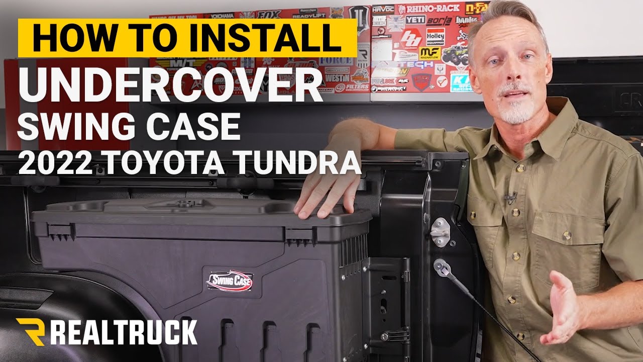 Как установить ящик для инструментов UnderCover Swing Case на Toyota Tundra 2022 года