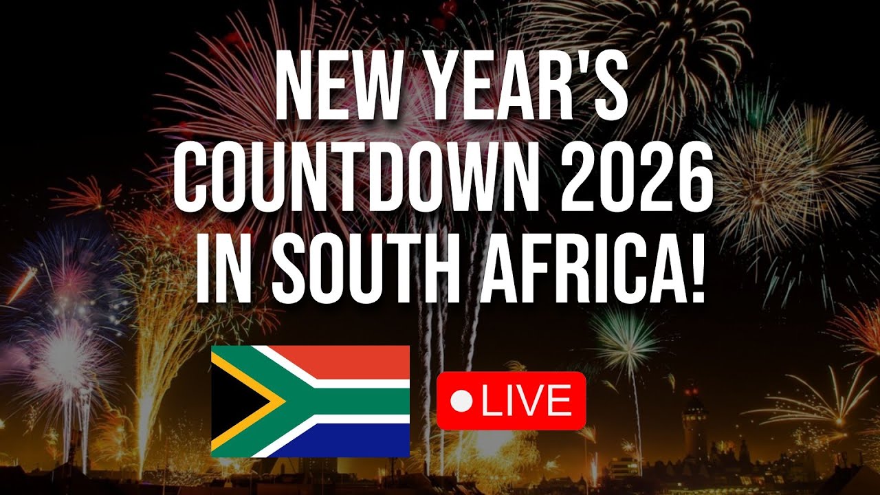 New Year's Countdown 2026 in South Africa!