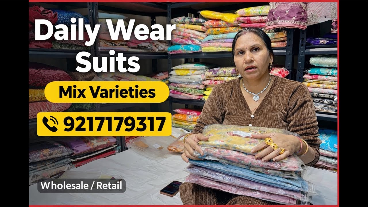 💐Daily Wear Suits Mix Varieties 💐 Booking no-9217179317☎️