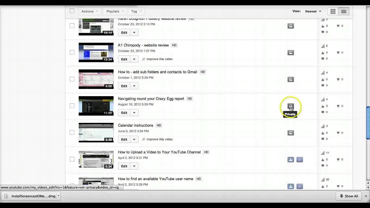 How to Set the Privacy Settings on your YouTube Videos