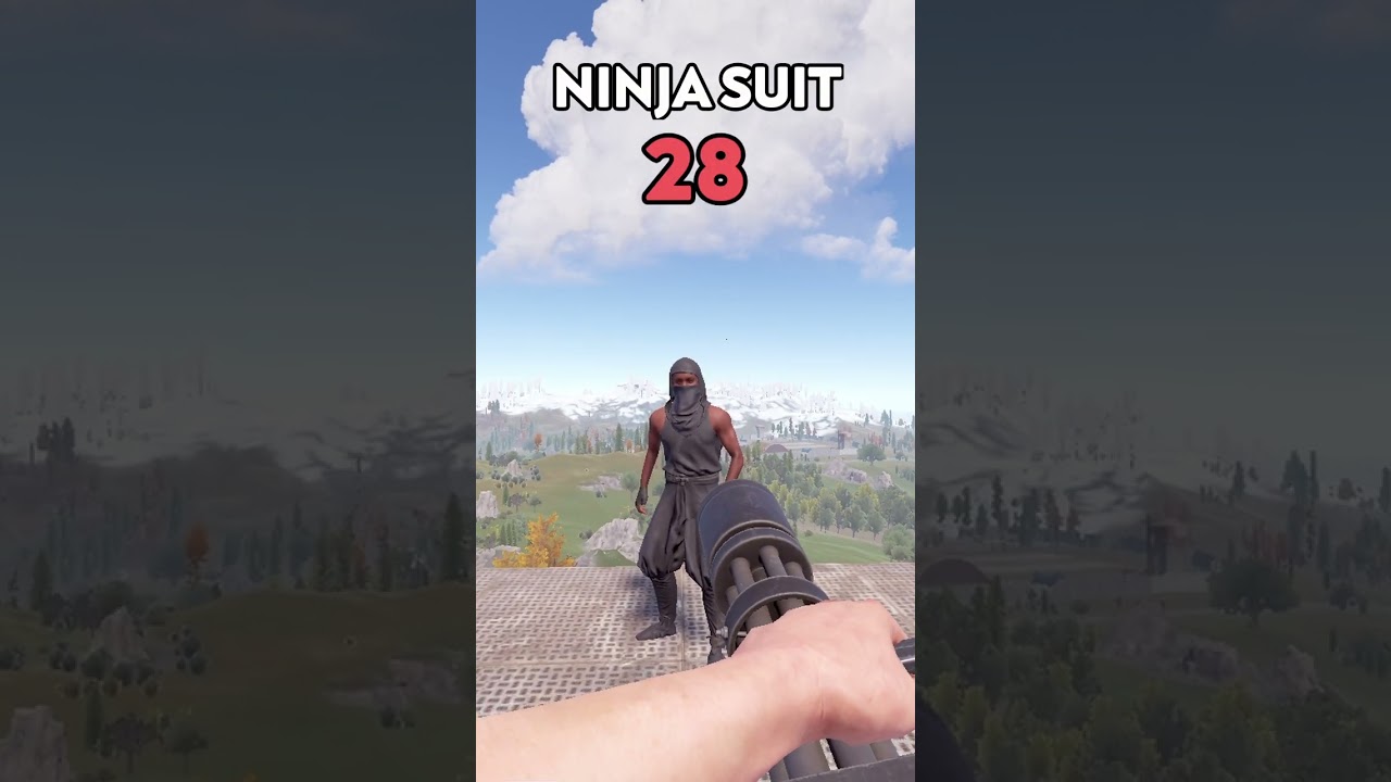 Урон, наносимый миниганом в RUST!
