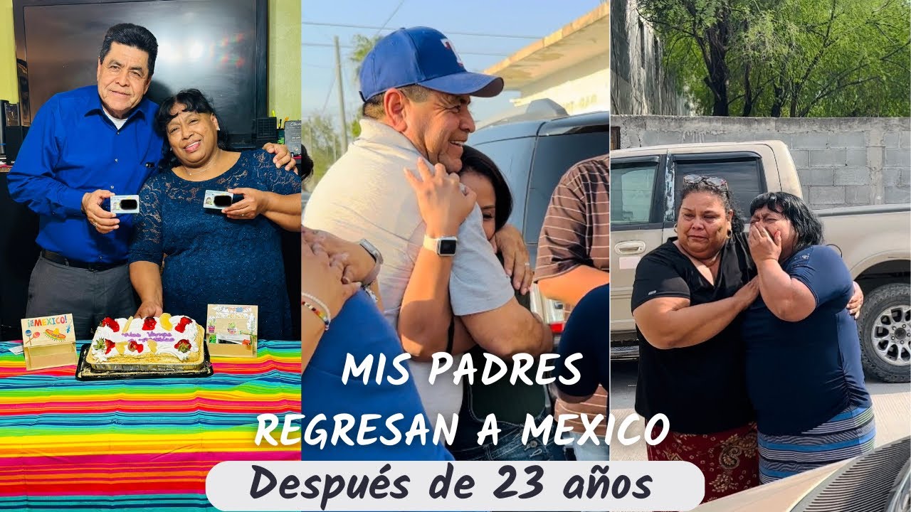 My Parents Go Back To Mexico After 23 Years(Emotional)