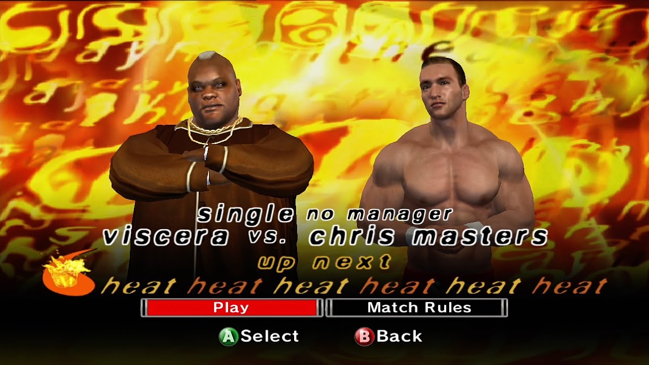 WWE SmackDown VS Raw 2007 Xbox360 - Viscera VS Chris Masters [2K][mClassic]
