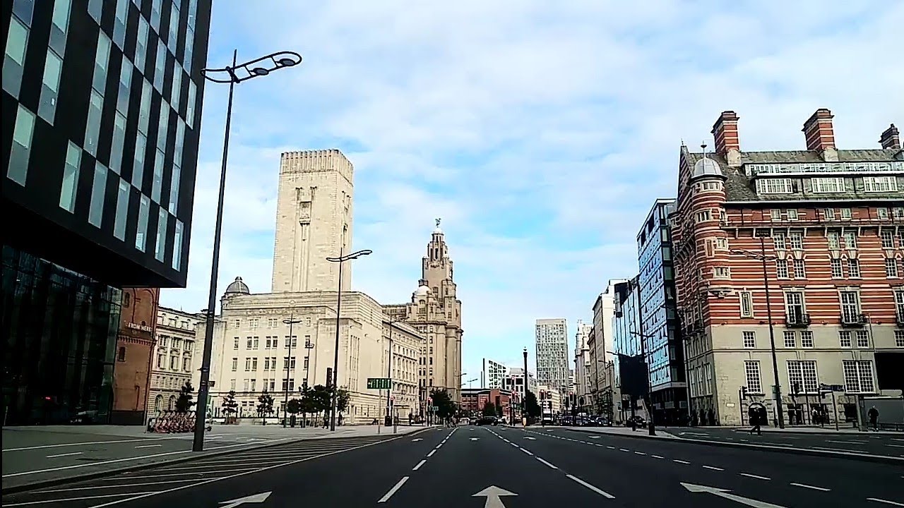 Driving From Q Park @ Liverpool One To Formby....