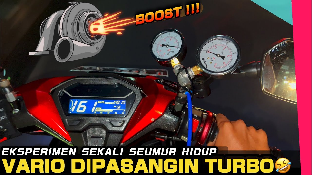 EKSPERIMEN PASANG TURBO DI MOTOR VARIO | PROJECT TURBO ELECTRIC?