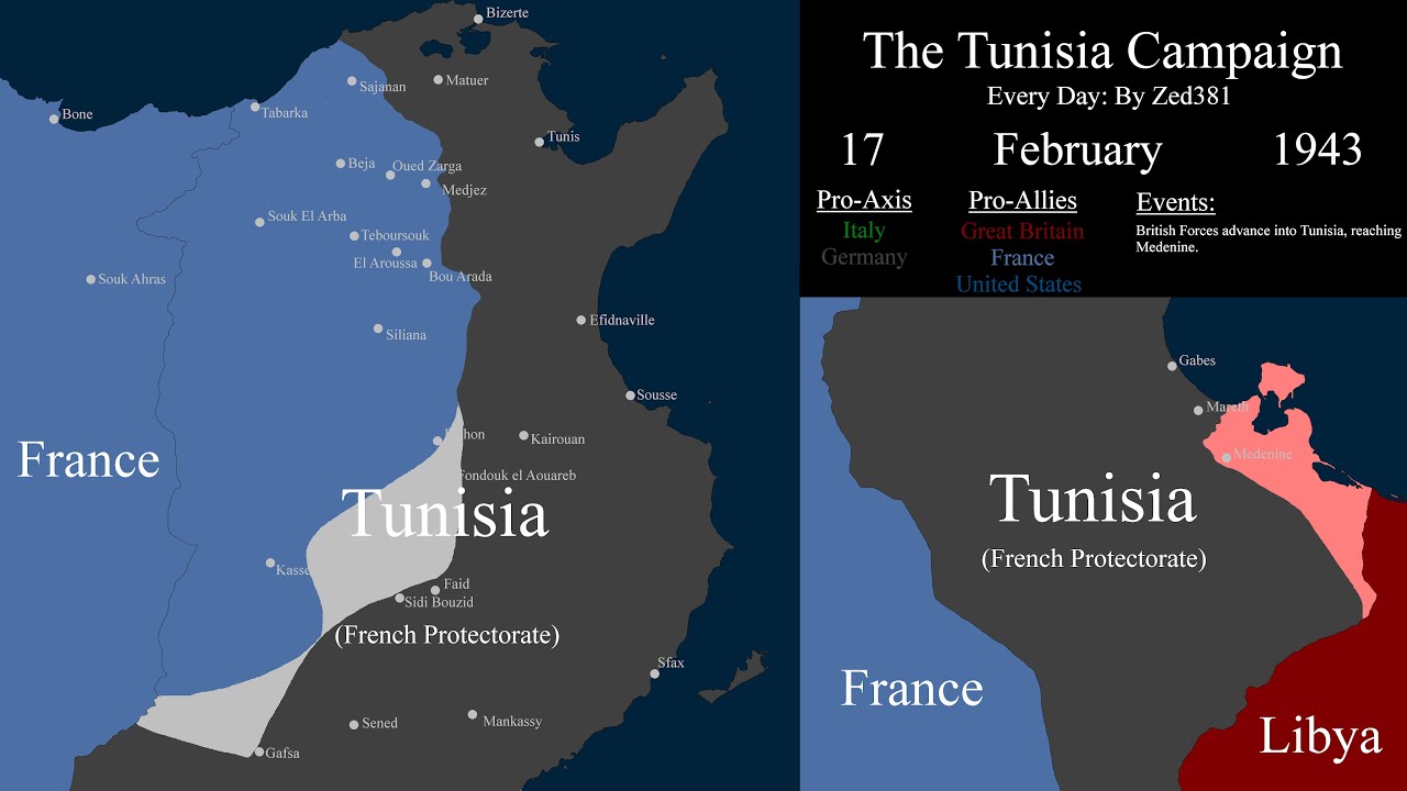 The Tunisia Campaign of World War II: Every Day