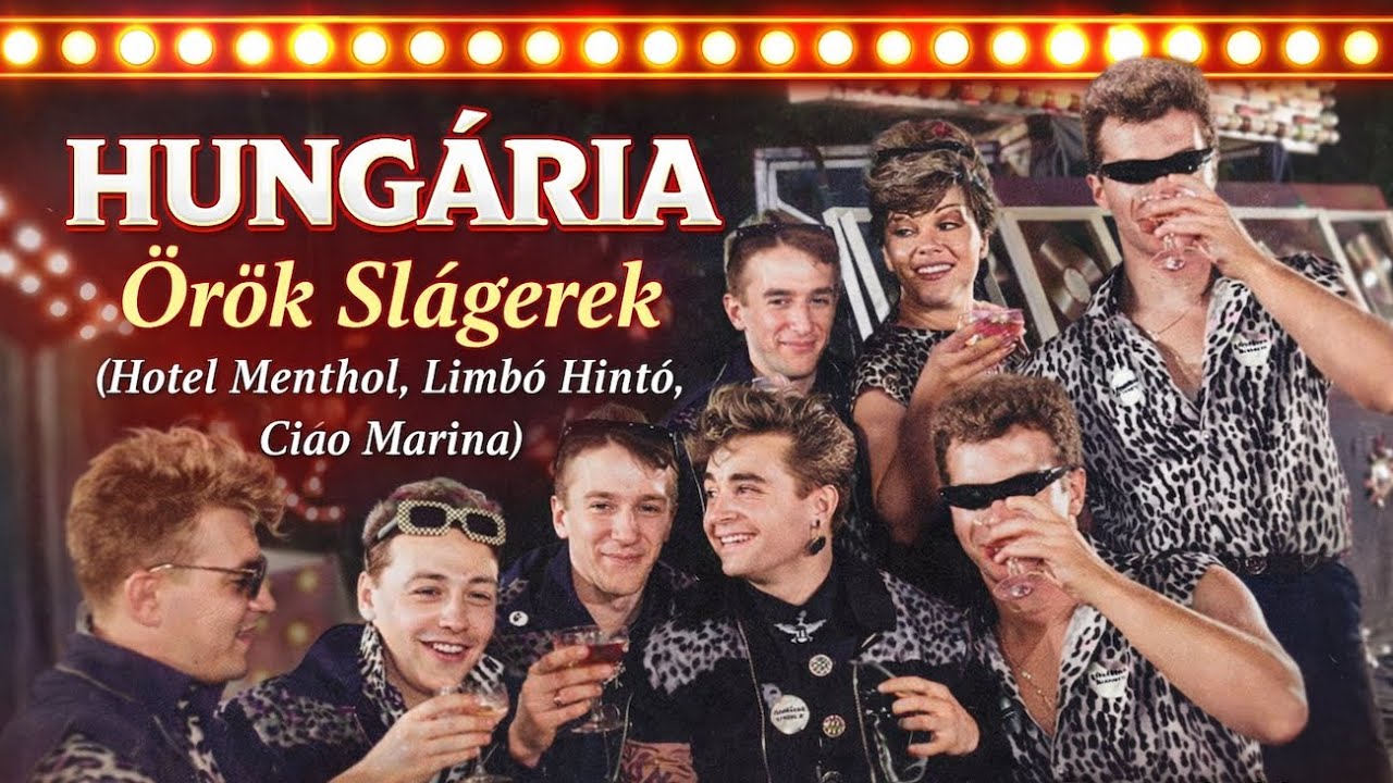A Hungaria legnagyobb slágerei (Limbó hintó, Hotel Menthol, Ciao Marina, Várni rád egy éjen át)