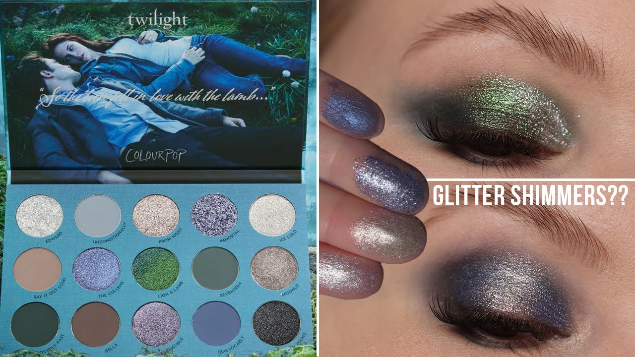 Colourpop x Twilight Collection | Swatches, 2 looks and review