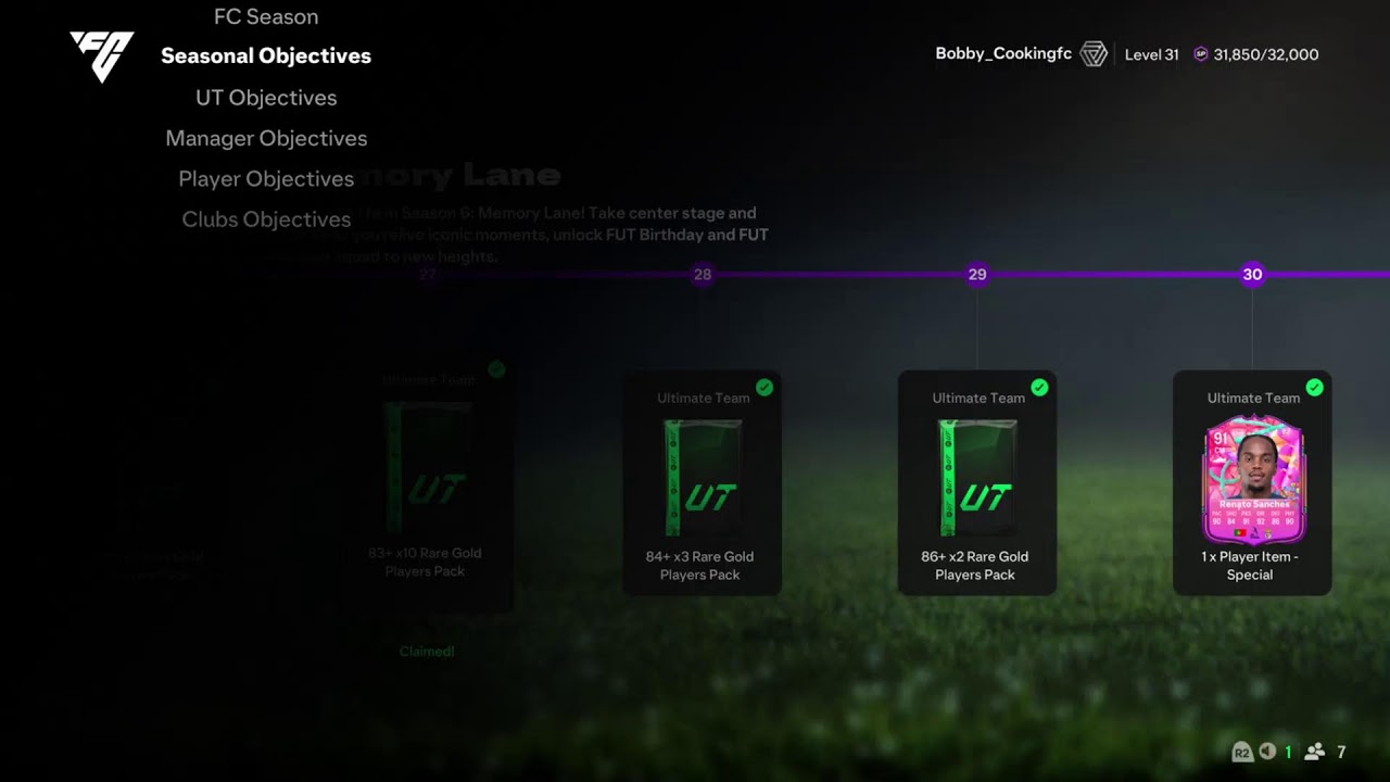 Fc 25 xp Grinding and packs