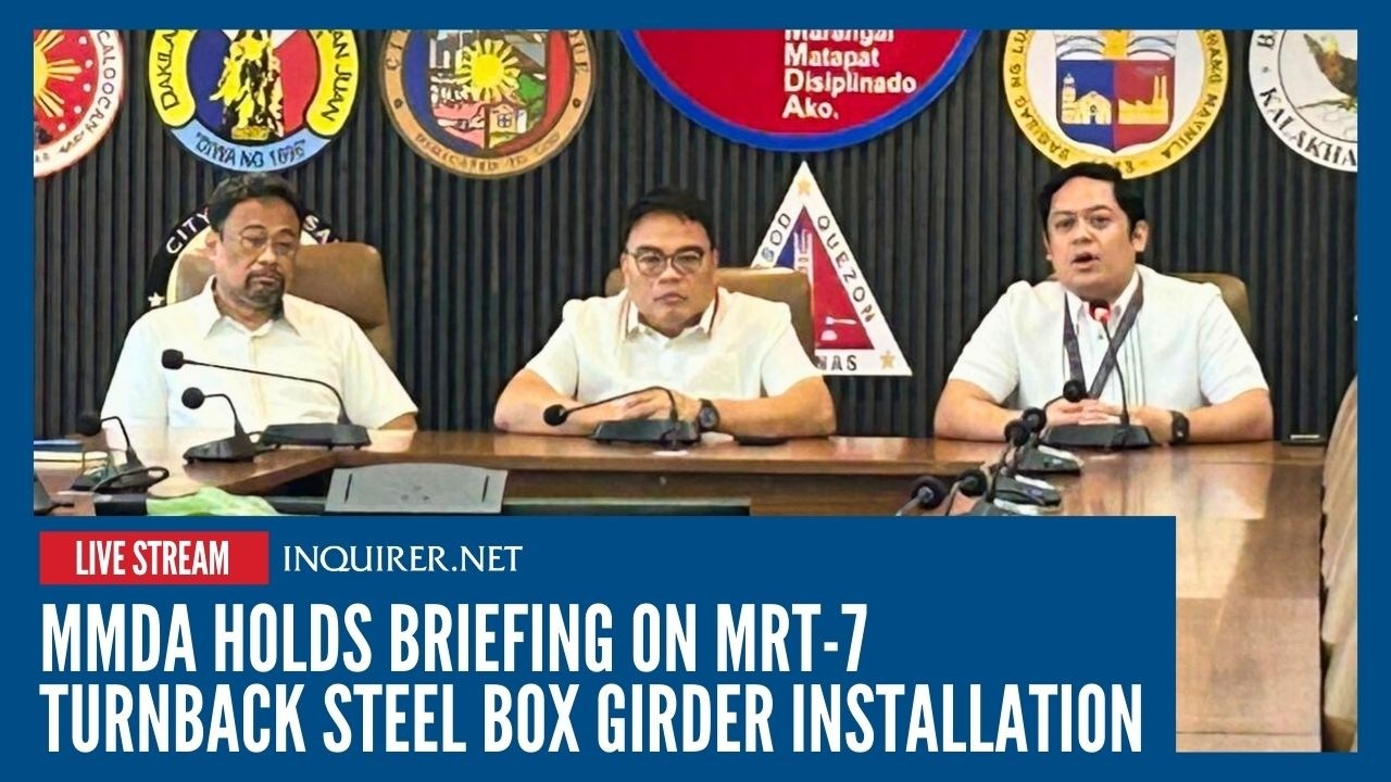 LIVE: MMDA holds briefing on MRT-7 turnback steel box girder installation | Jan 30