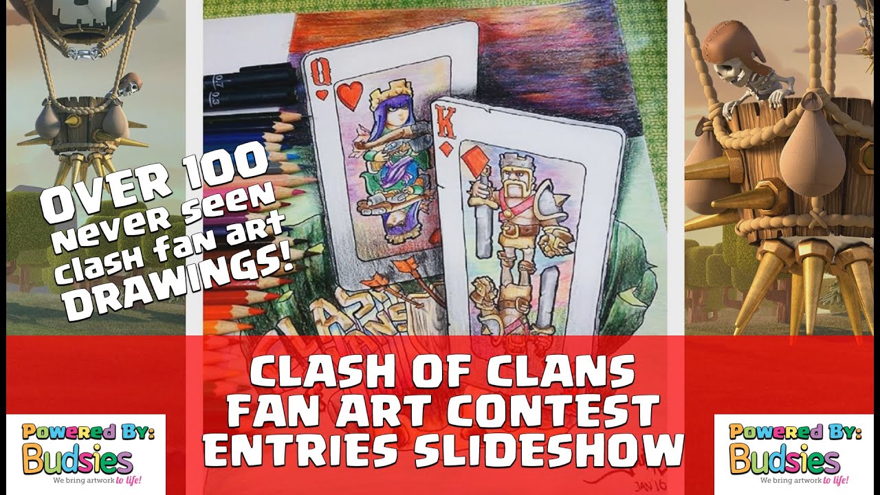 Clash of Clans Fan Art Contest by Jonno & Budsies!