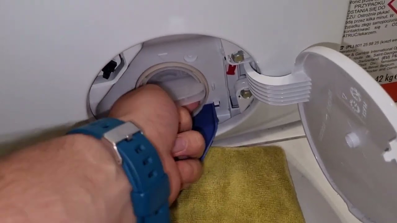 Poradnik jak wyczyścić filtr w pralce/pralko-suszarce Electrolux PerfectCare