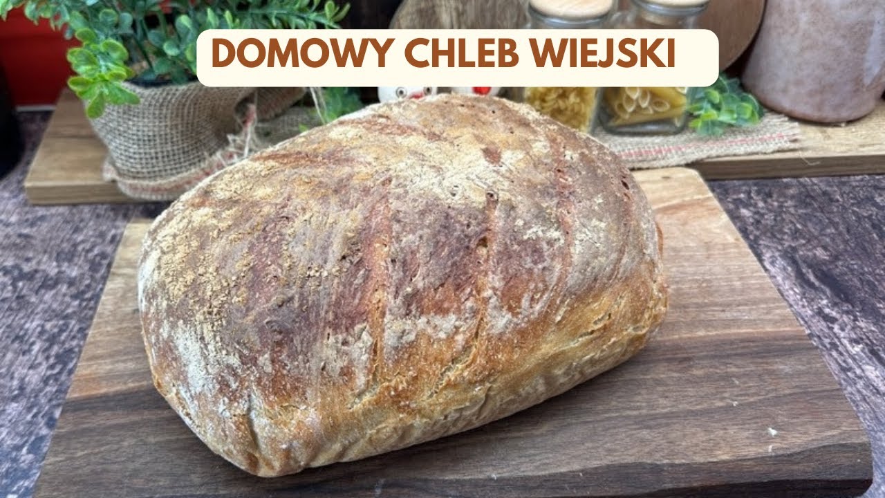 Domowy chleb wiejski. Dużo lepszy niż z piekarni. @mojedomowejedzenie