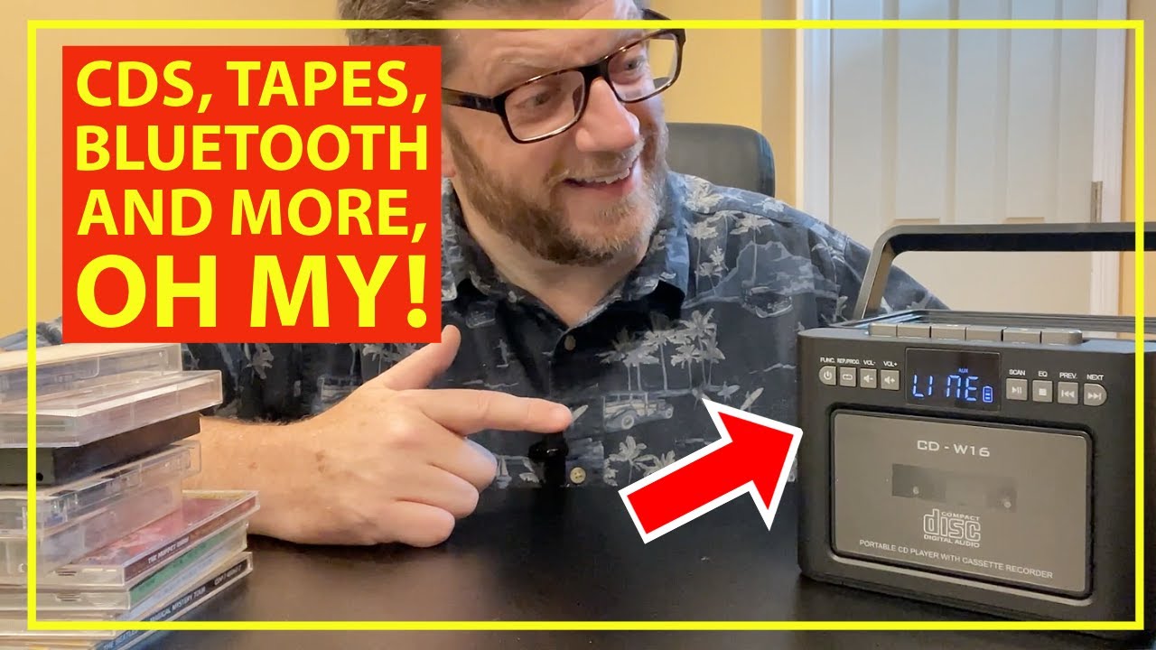 Don't Let Those Old Tapes and CDs Go To Waste With This Wireless Boombox