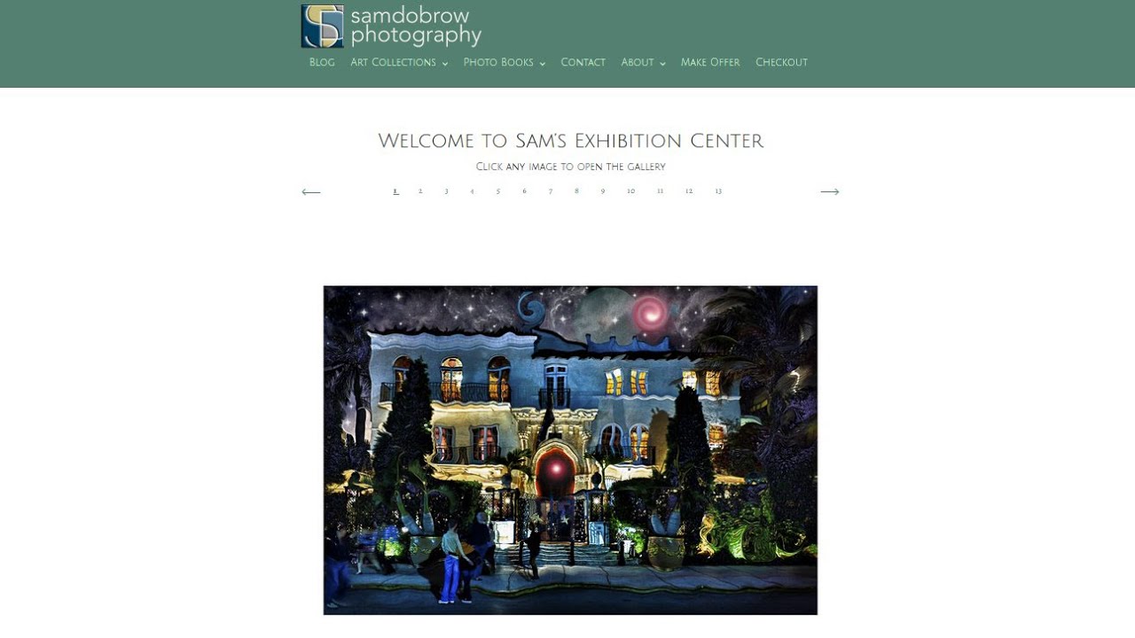 Artist Talk: Touring samdobrowphotography.com website (edited)