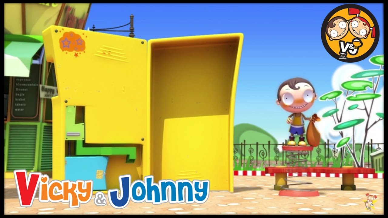 Vicky & Johnny | Episode 8 | VENDING MACHINE | Full Episode for Kids | 2 MIN
