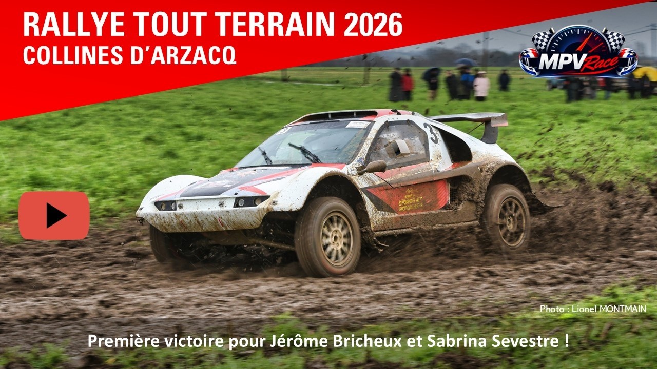Rallye TT Collines d'Arzacq : première victoire pour Jérôme Bricheux et Sabrina Sevestre !