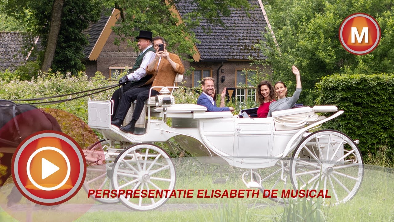 Videoverslag van de perspresentie met de cast van de musical Elisabeth