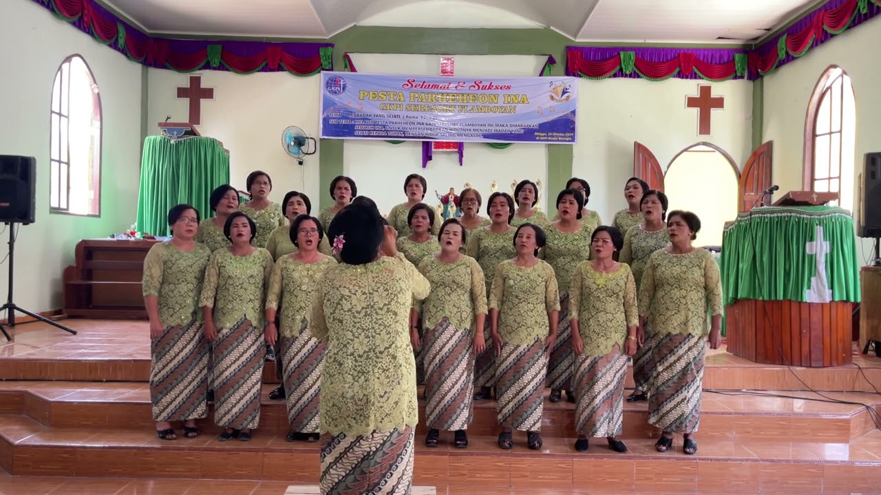 RAP DOHOT JESUS AHU || Koor Ina GKPI Maranatha | Parheheon Ina Res. Flamboyan #gkpi #choir #kristen