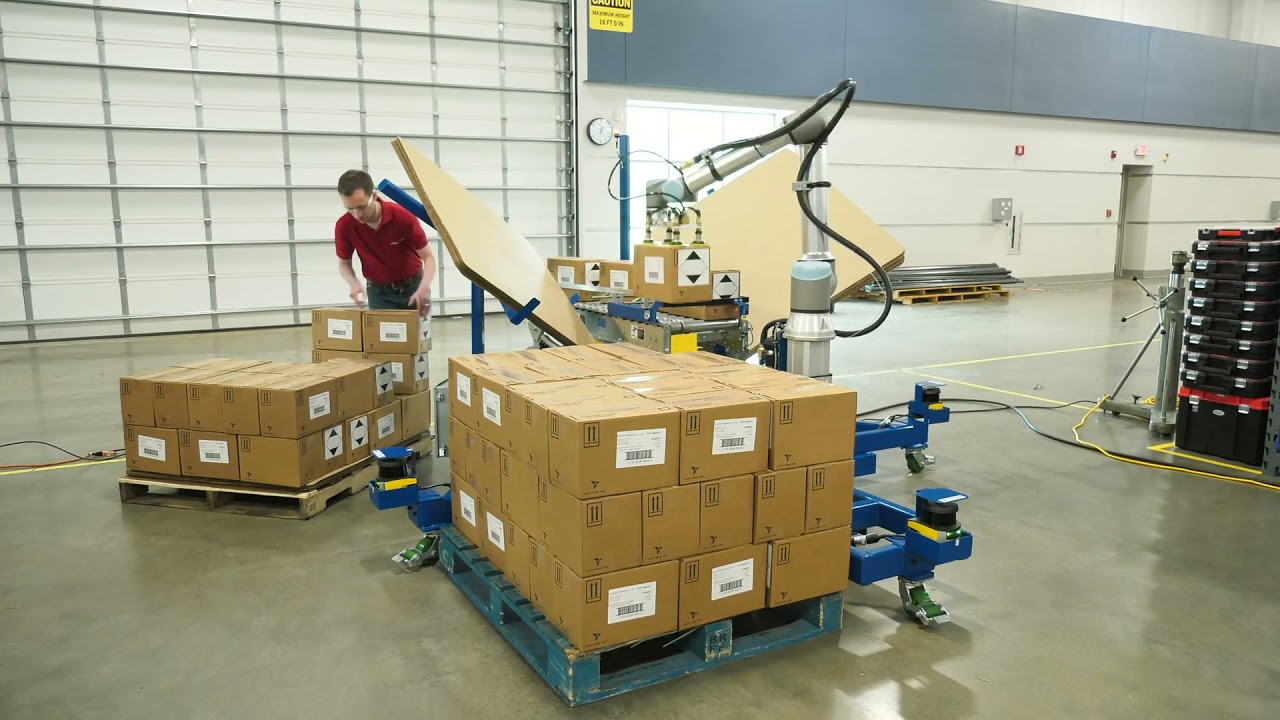 Computech Collaborative Robot Palletizing