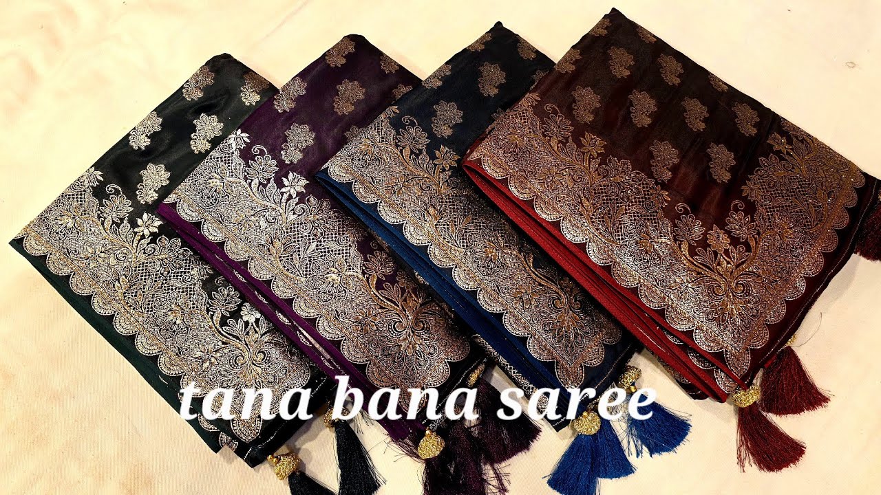 Latest new design Indian soft tana bana saree, tana bana saree price in bangladesh, mh jewel pro