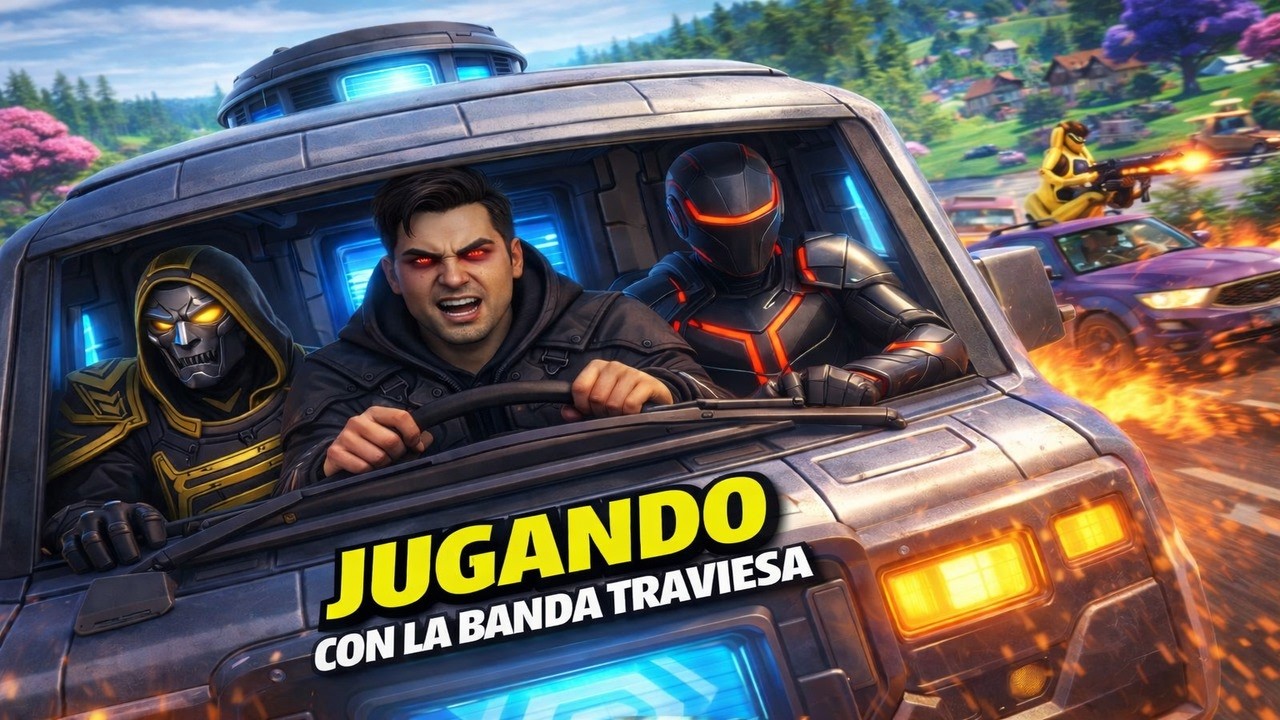 Jugando con la banda traviesa | Fornite
