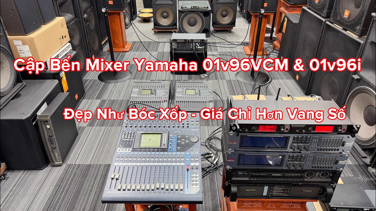 ⛔️Cập Bến Mixer Yamaha 01v96VCM & 01v96i | Đẹp Như B&oacute;c Xốp - Gi&aacute; Chỉ Hơn Vang Số