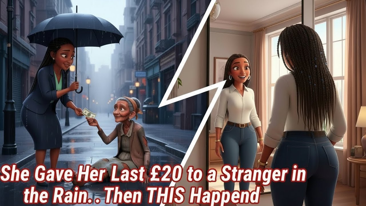 She gave her last £20 to a stranger in the Rain..then this happened. Full story.