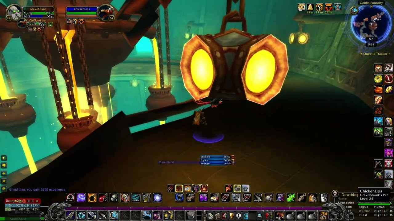 WOW Classic HC Hunter DM Solo Part 3 Gilnid