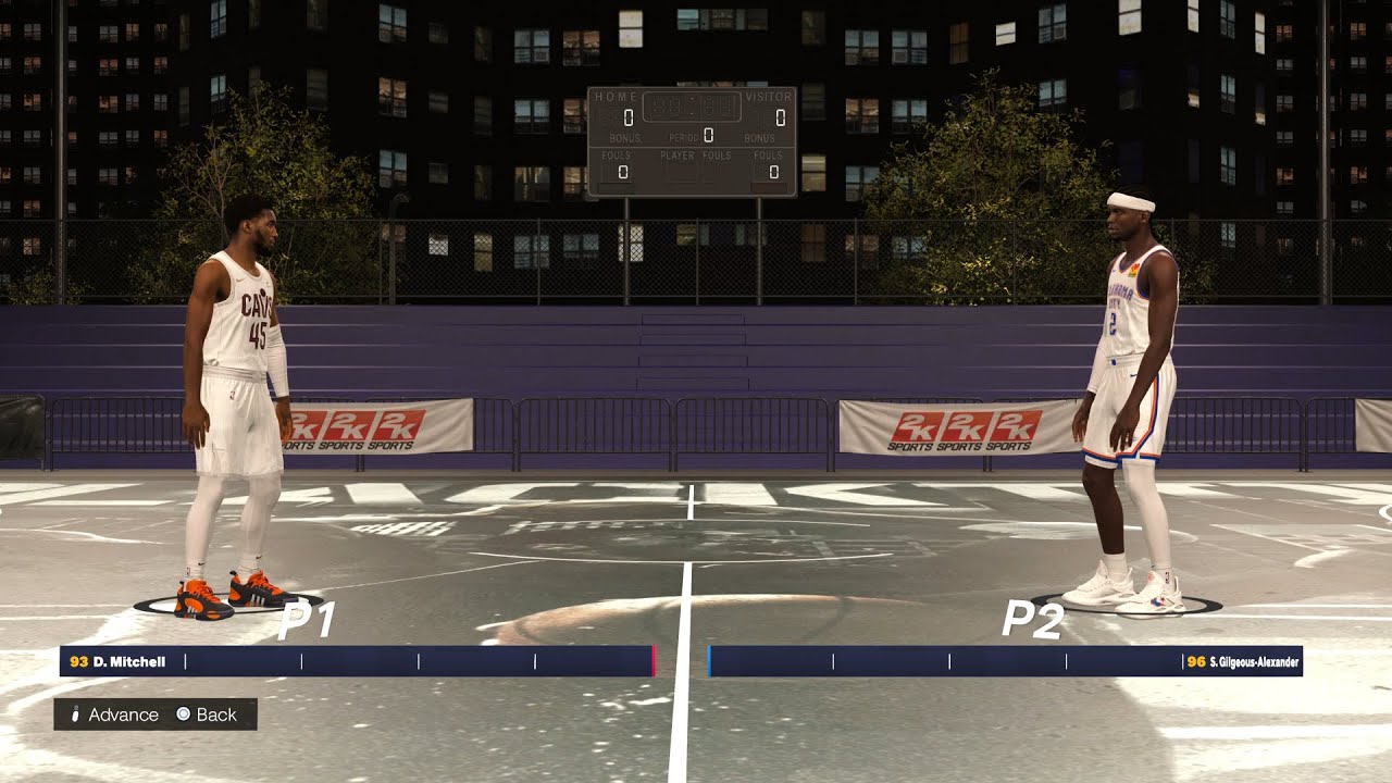Donovan Mitchell vs Shai Gilgeous-Alexander | NBA 2K24 BLACKTOP 1v1