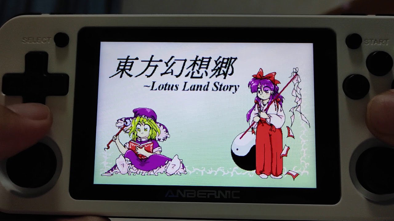 Trying PC-98 Touhou 4/5 on Anbernic RG351P