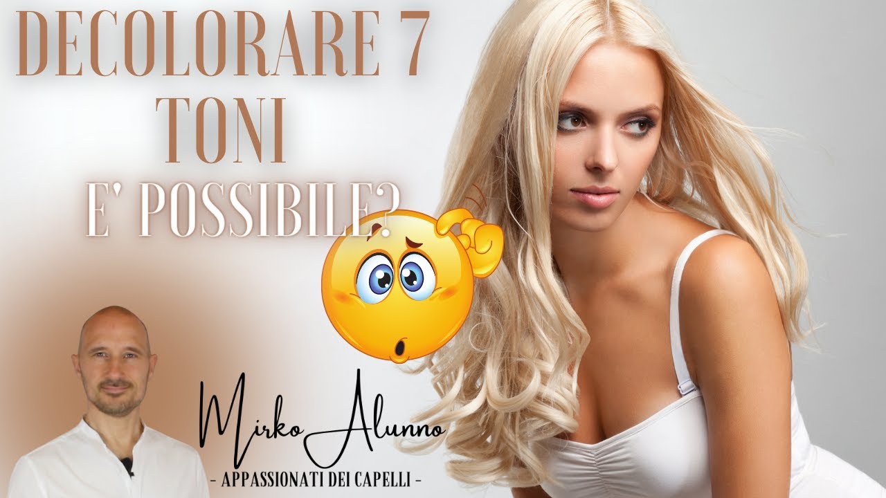 E’ possibile Decolorare i capelli Colorati Castano scuro ed ottenere un Biondo Platino 🤔