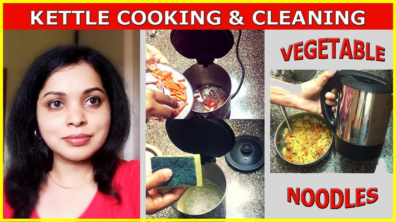 Electric Kettle Noodles Cooking Video / Tips To Wash Electric Kettle / Kettle Recipes