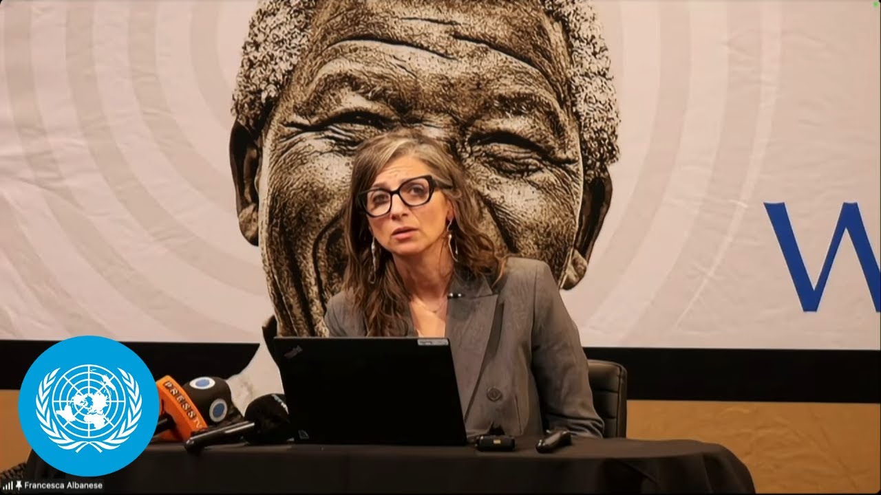 Palestine: Human Rights Press Conference - UN Special Rapporteur | United Nations