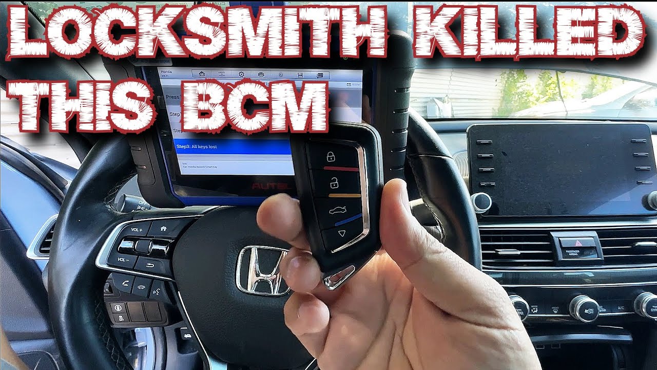 HONDA ACCORD NO CRANK DEAD BRICKED BCM KEY PROGRAM FIX