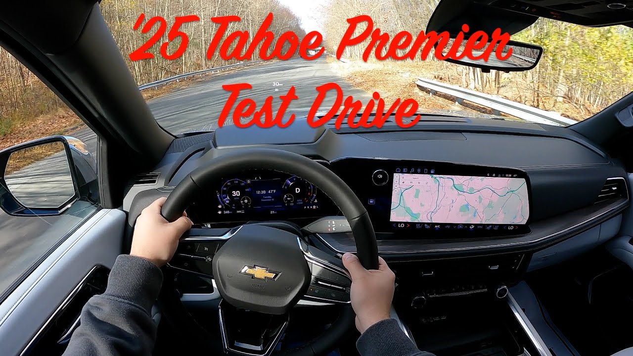 2025 Chevrolet Tahoe Premier - POV Test Drive