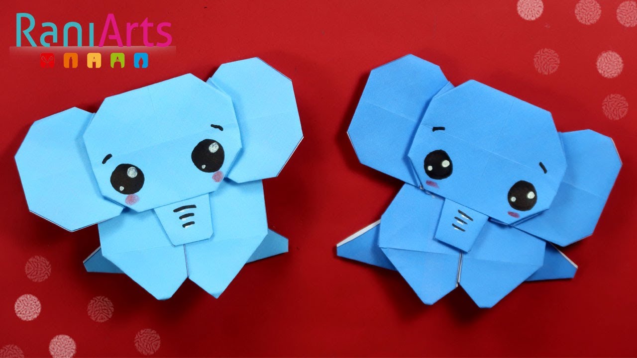 ELEFANTE DE ORIGAMI - Paso a paso