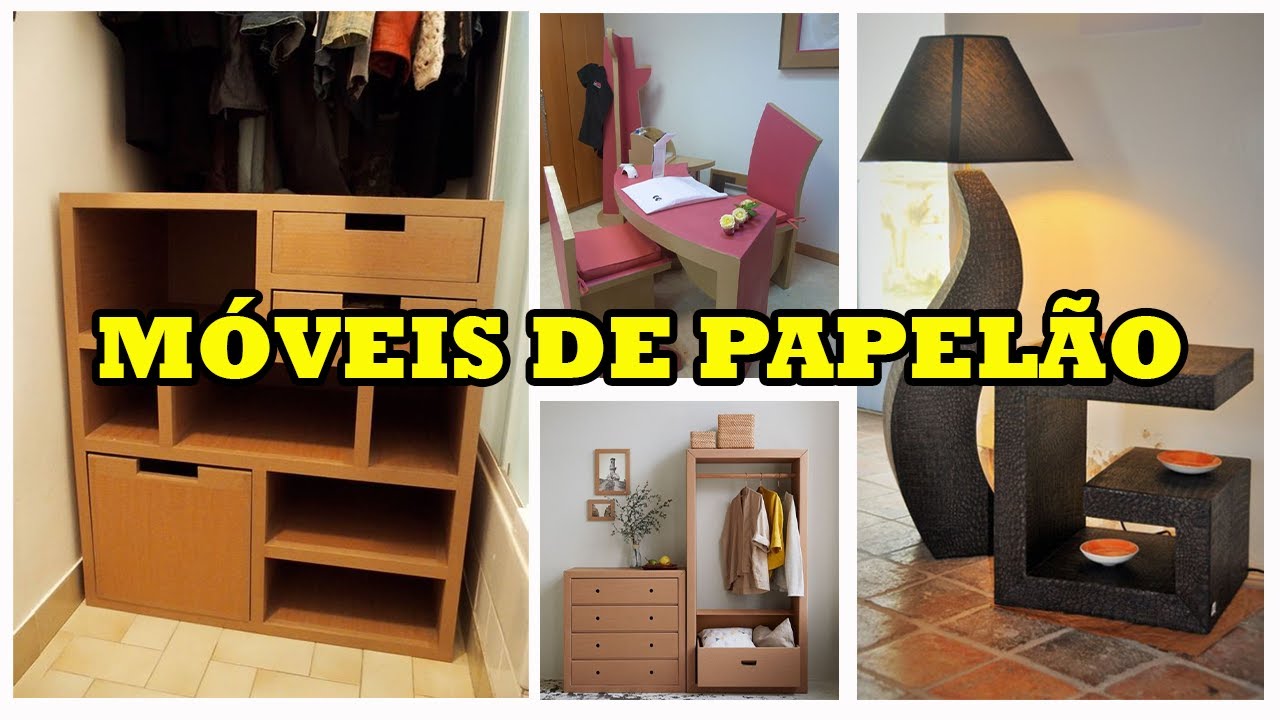 NÃO JOGUE PAPELÃO NO LIXO - MAIS DE 50 MÓVEIS PARA SE INSPIRAR | Polly Peçanha