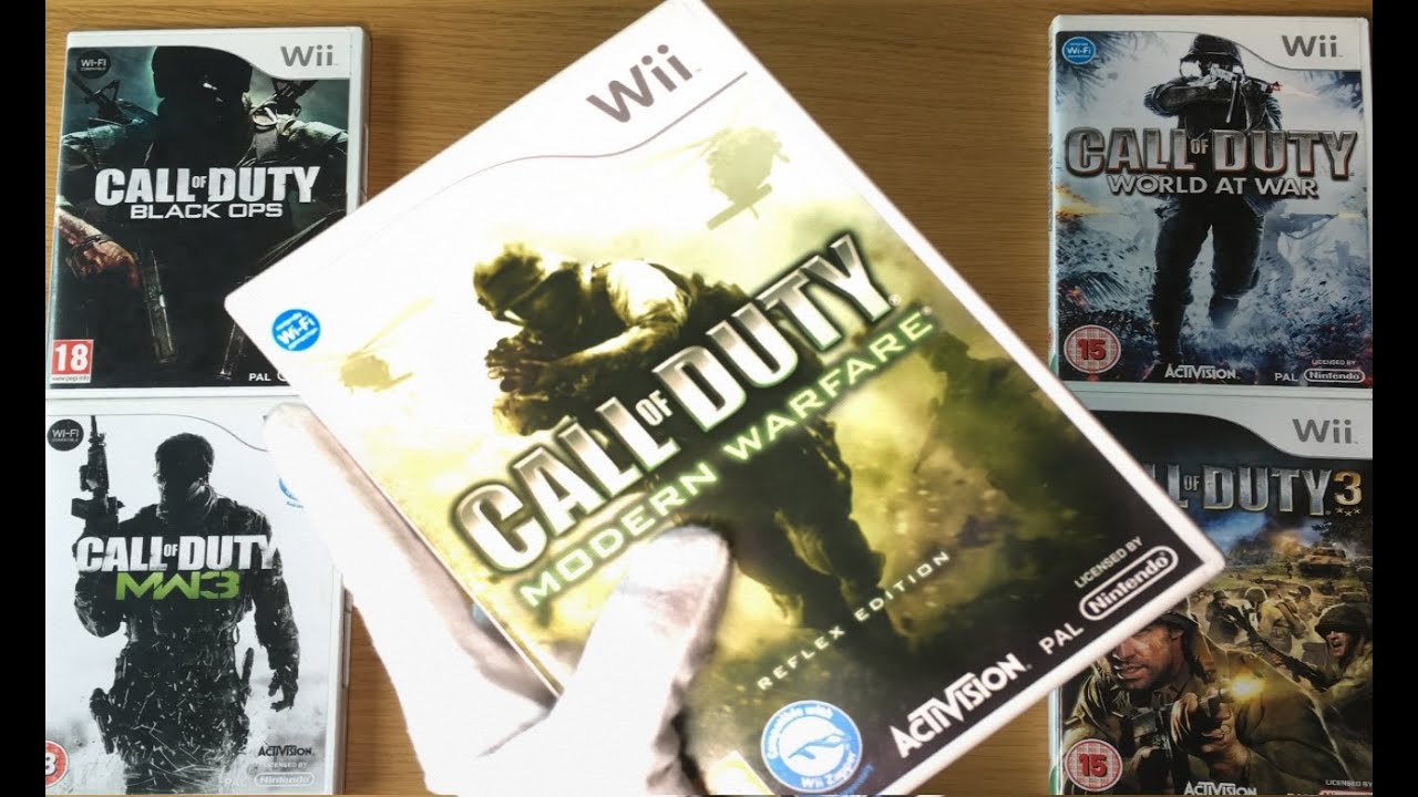 EVERY COD FOR NINTENDO WII - Call of Duty Modern Warfare Reflex Edition Gameplay