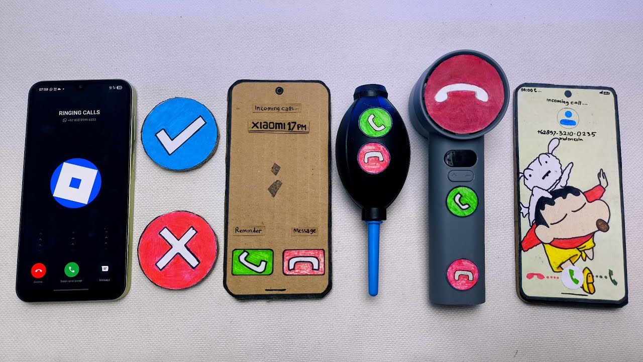 Galaxy a24 vs Only Button vs Xiaomi 17pm vs Blower Phone vs Fan Phone vs Galaxy S26U incoming call