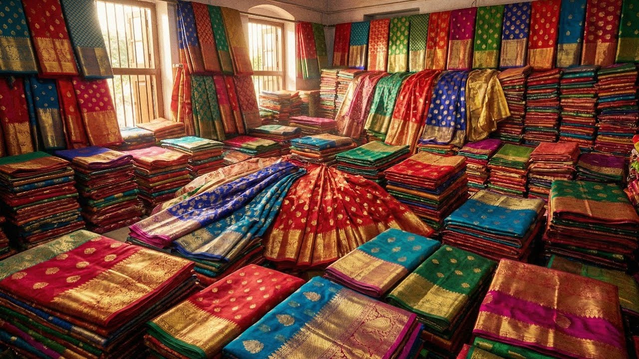 💥 Sourodip Saree Khuthir | Santipur Saree Market | Santipur Saree Wholesale | Santipur Saree