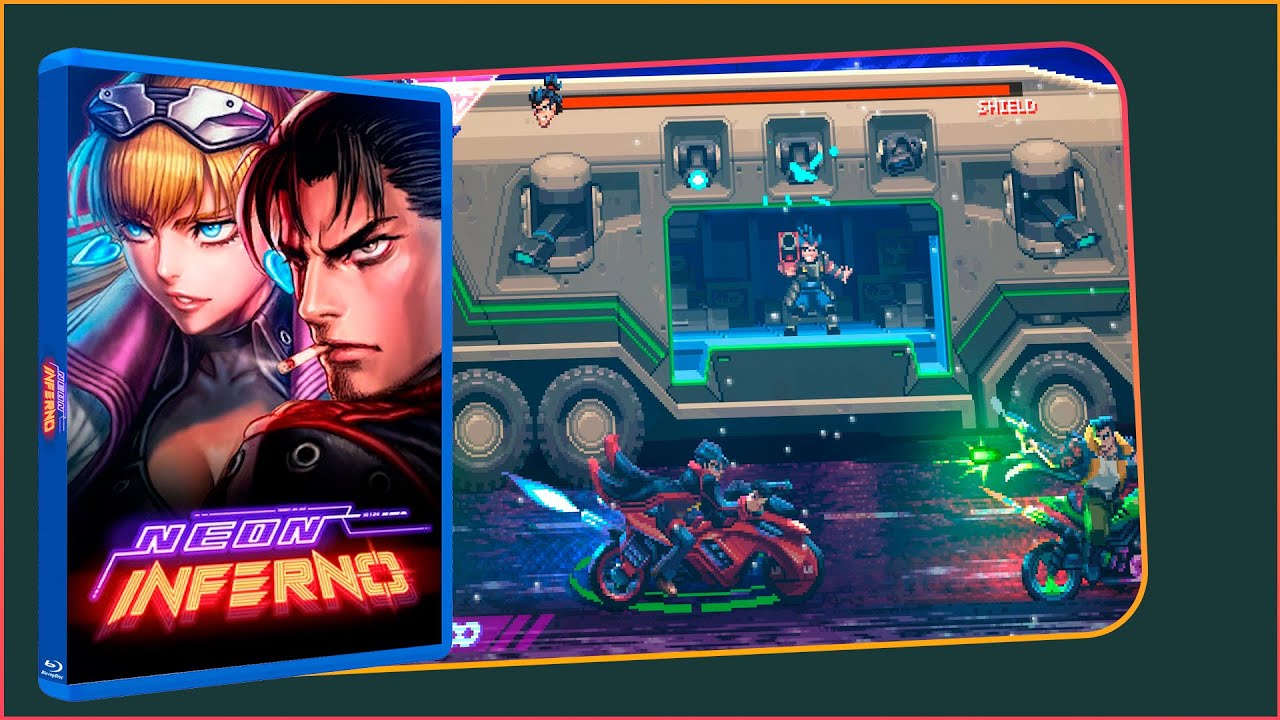 Neon Inferno Gameplay PT BR | A&ccedil;&atilde;o Cyberpunk Arcade (Legendas PT-BR)