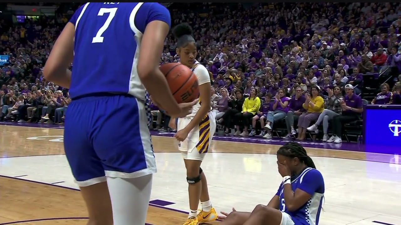 "Get Yo A$$ Up" LSU's Jada Richard Chirps at Opponent Knocked Out by Own Teammate