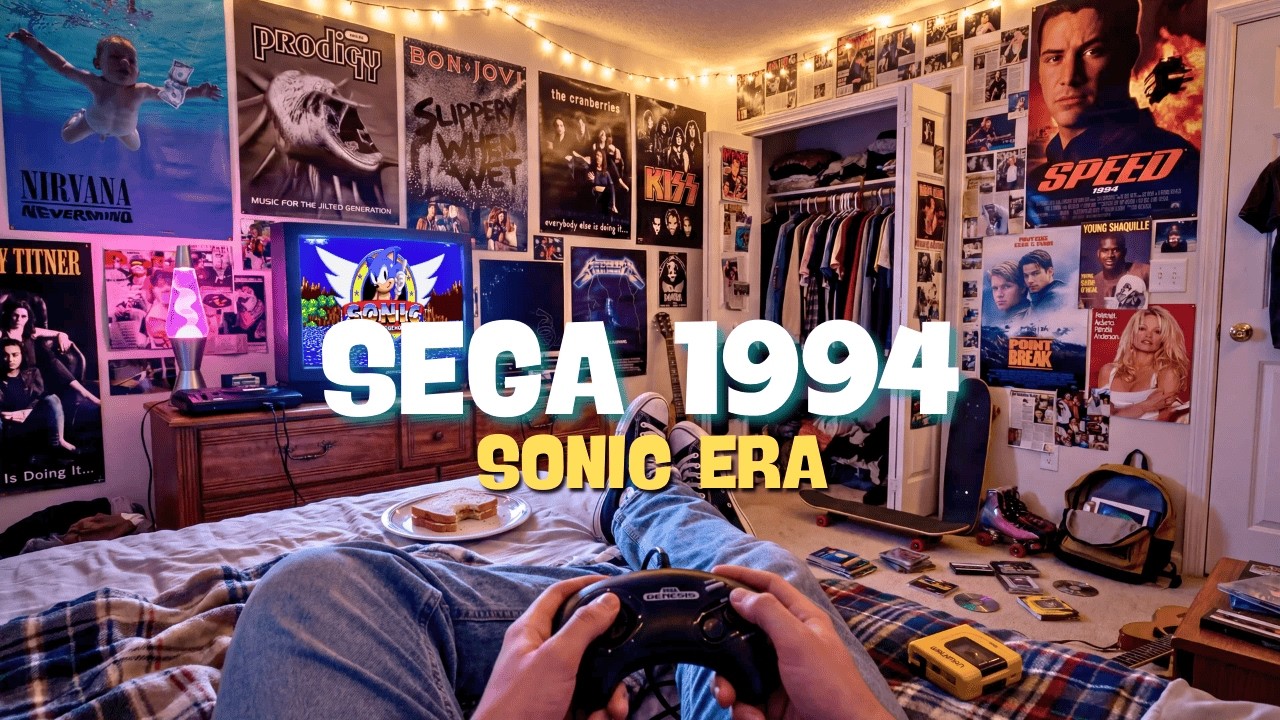 The SEGA Room You Grew Up In | 2 Hour Music Chillwave Ambience