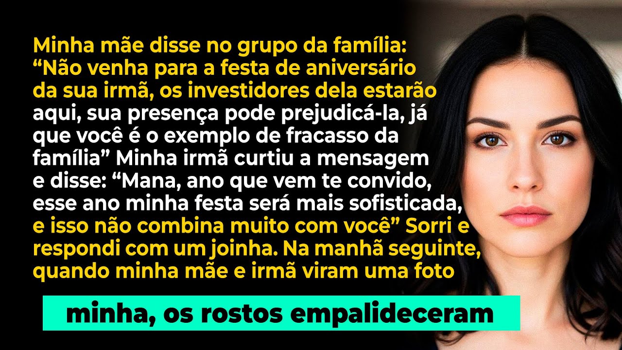 Minha mãe disse: 
