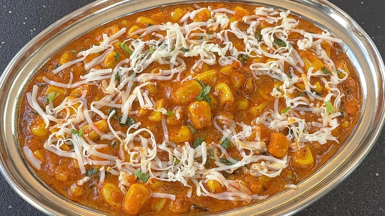 Corn Masala Curry Without Onion Garlic | Corn Ki Sabji | Makai Ki Sabji | No Onion Garlic Sabji