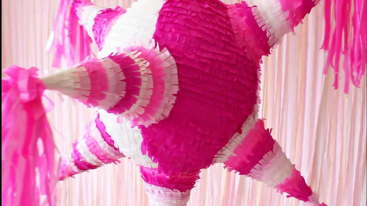 PIÑATA MEXICANA PINKY de 7 picos| Baby Cholita