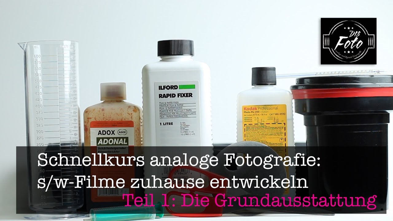 Schnellkurs analoge Fotografie: Schwarz/Wei&szlig;-Filme entwickeln. Teil 1: Die Grundausstattung