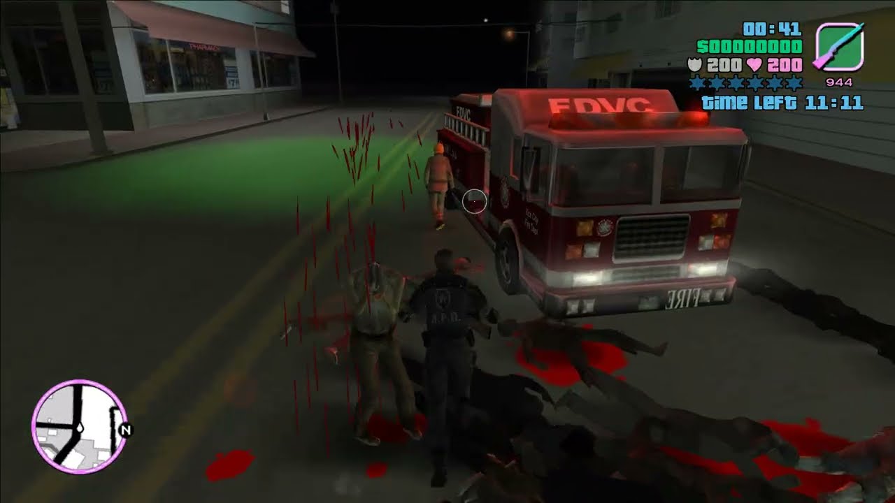 GTA Vice City - Outbreak alpha - Zombies Apocalypse [Новый зомби мод]