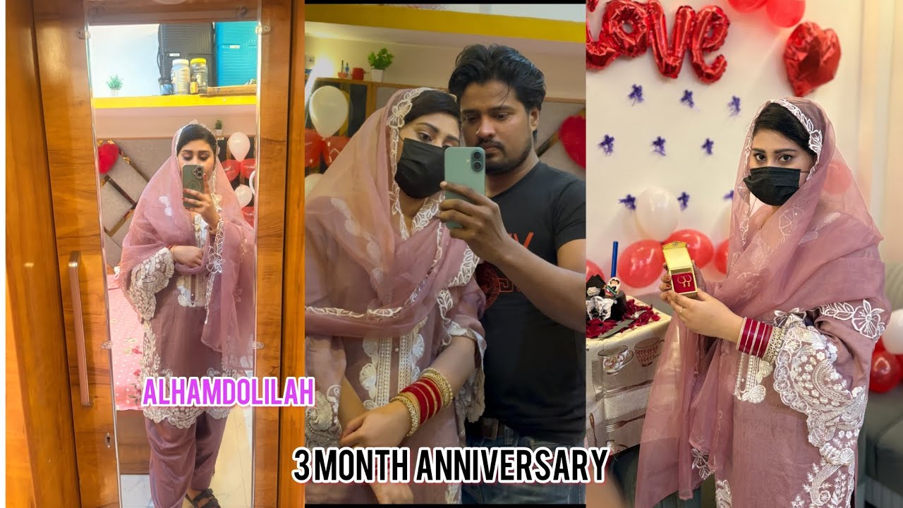 Alhamdolilah 3month anniversary celebration 🎉 #say mashaallah 